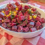 Rote Beete Salat mit Mais & Dill