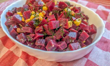 Rote Beete Salat mit Mais & Dill