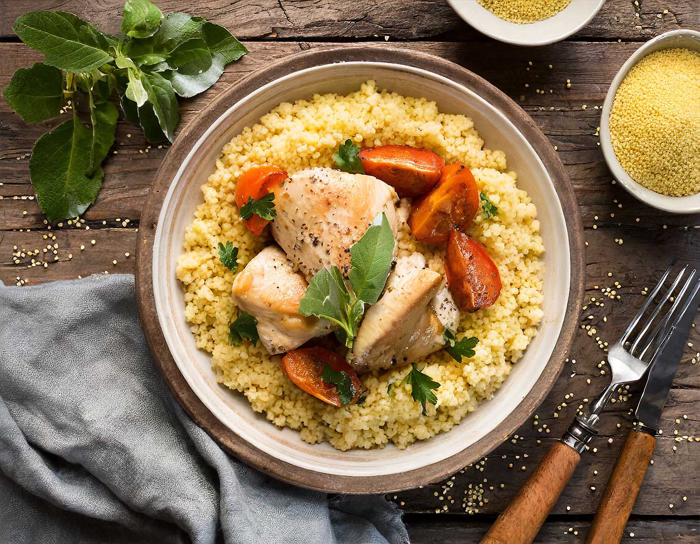 Couscous mit Geflügel